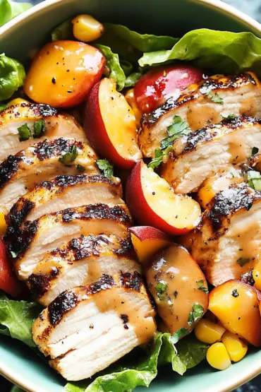 Peachy Maple Chicken Salad