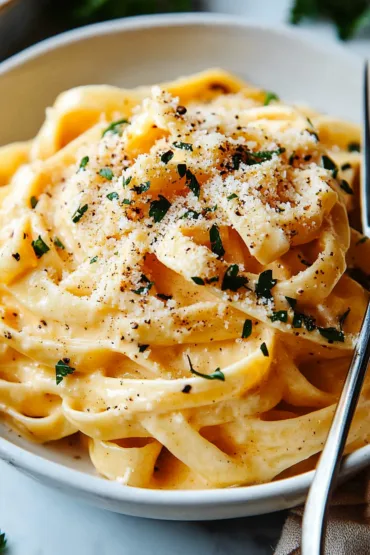 Pumpkin Fettuccine Alfredo