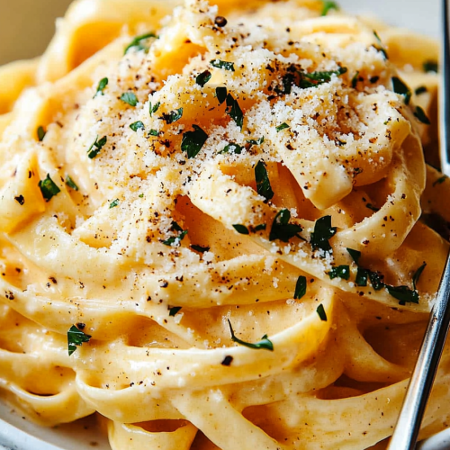 Pumpkin Fettuccine Alfredo