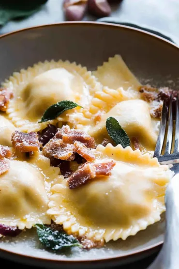 Roasted Pumpkin Ravioli