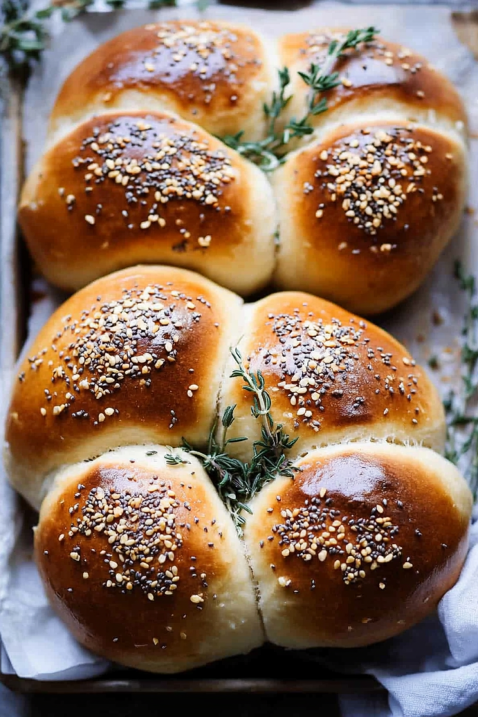 Rosemary Seeded Bread Knots
