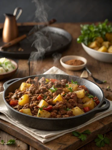 Savory Ground Beef and Potatoes Recipe