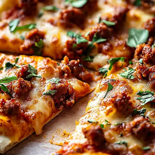 Spicy Chorizo Fennel Pizza