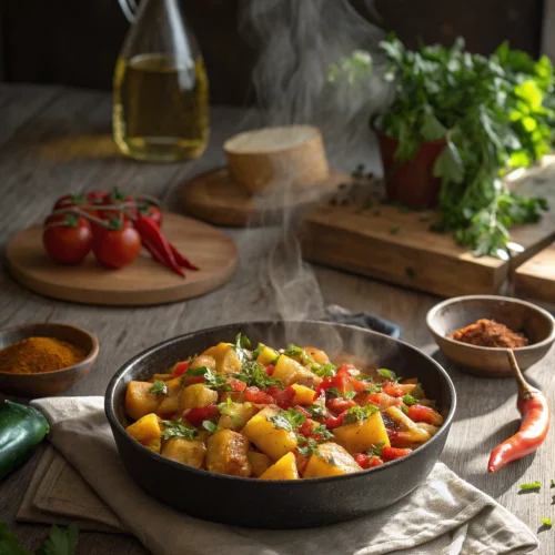 Spicy Spanish Potatoes
