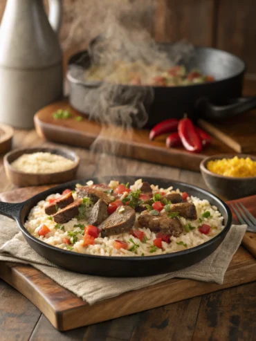 Steak & Queso Rice