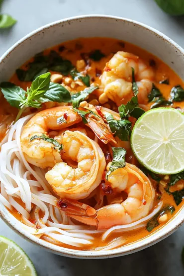 Thai Red Curry Noodle Bowls