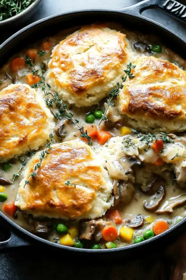 Turkey Mushroom Pie