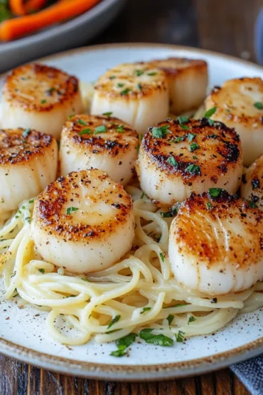 pan-sear scallops