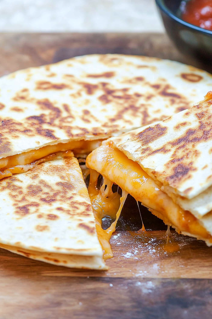 7-Ingredient Quesadillas Final Dish Presentation