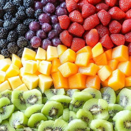 7-Layer Rainbow Fruit Salad
