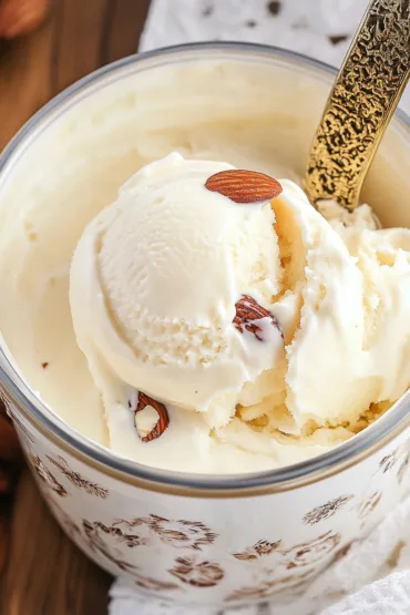 Almond Ice Cream Recipe