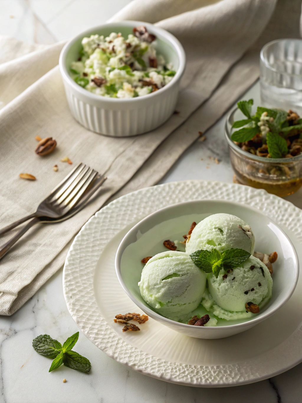 Andes Mint Ice Cream serving suggestion
