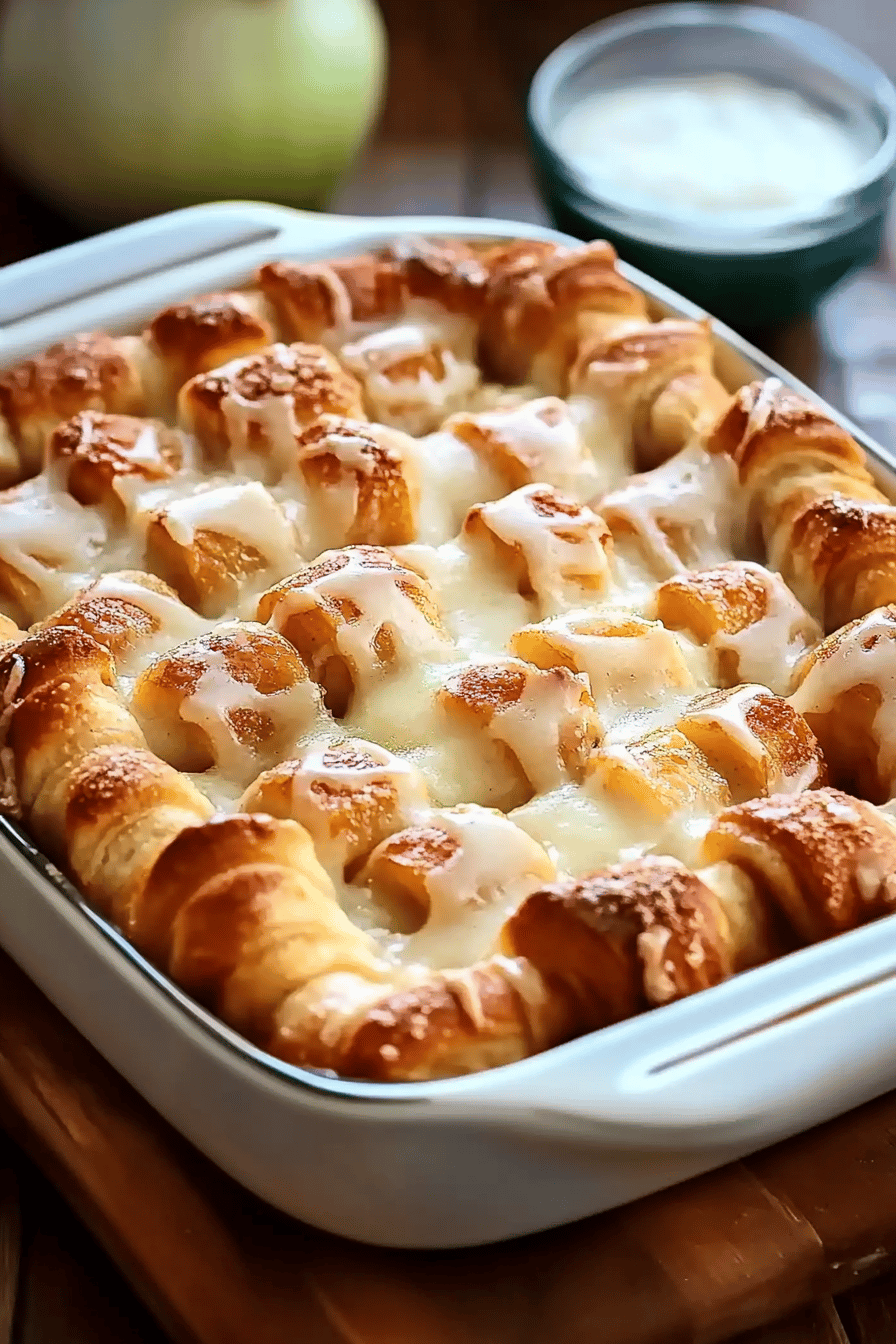 Apple Bubble-Up Casserole ingredients