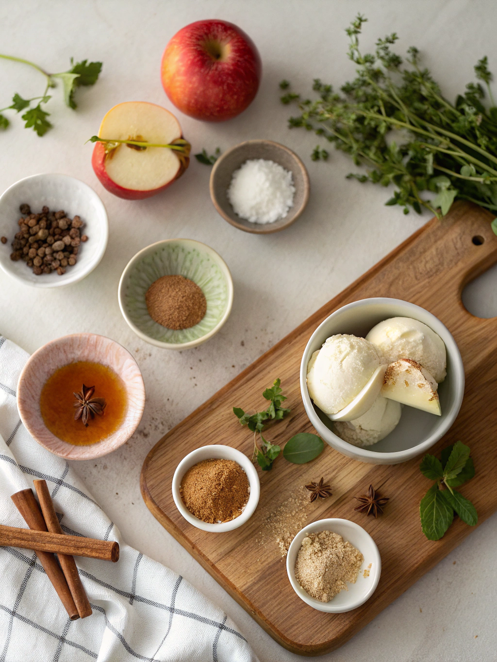 Apple Cider Ice Cream ingredients