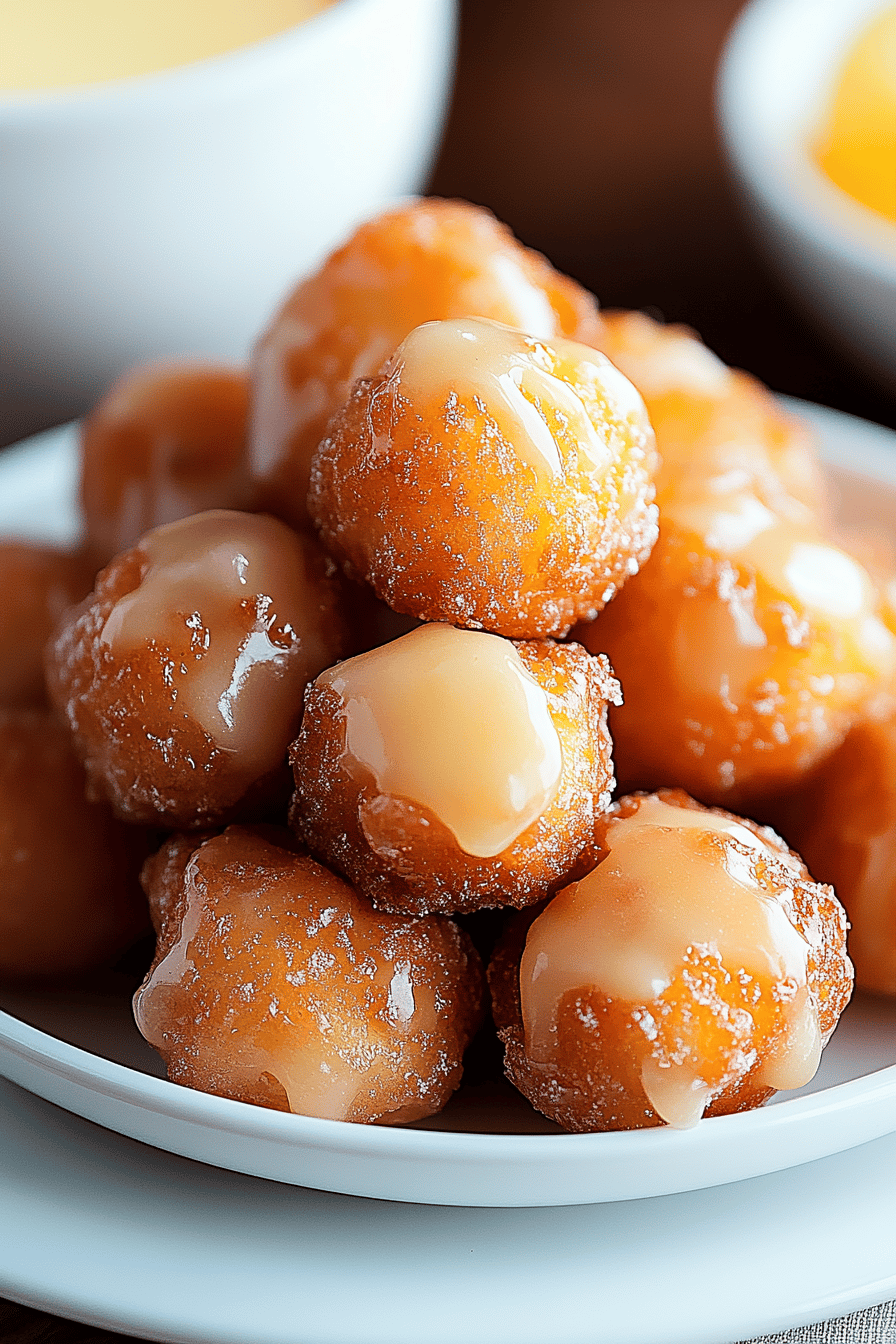 Apple Fritter Bites Recipe Final Dish Presentation
