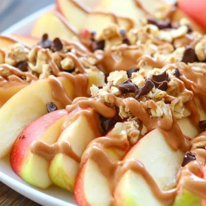Crunchy Apple Nachos: 7 Twists on the Classic Snack You'll Love 2 Apple Nachos Recipe