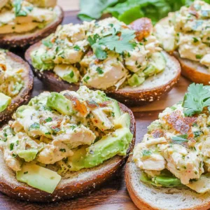 How to Whip Up a 7-Ingredient Avocado Chicken Salad Delight! 2 Avocado Chicken Salad
