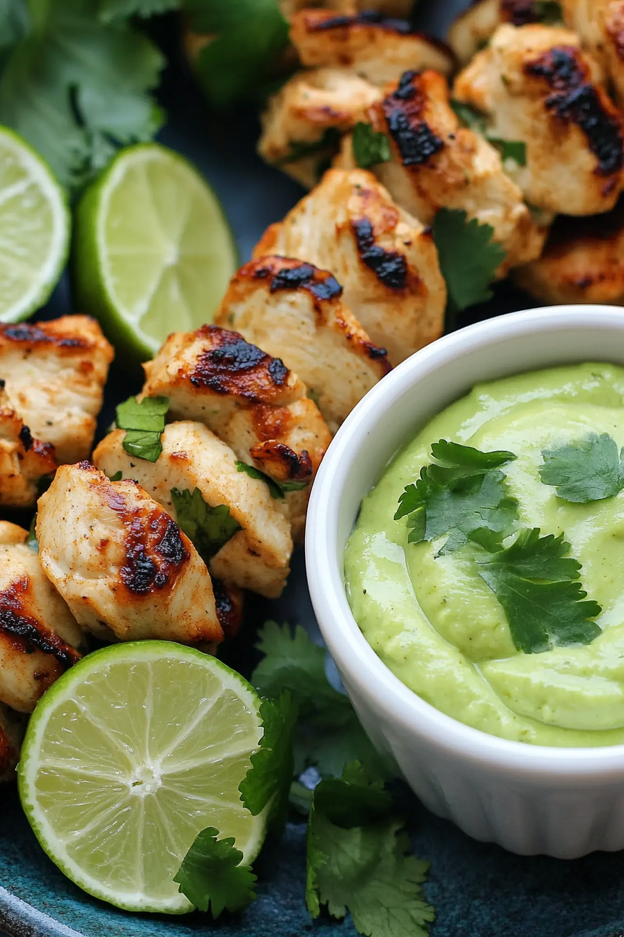 Avocado Sauce Recipe Final Dish Presentation