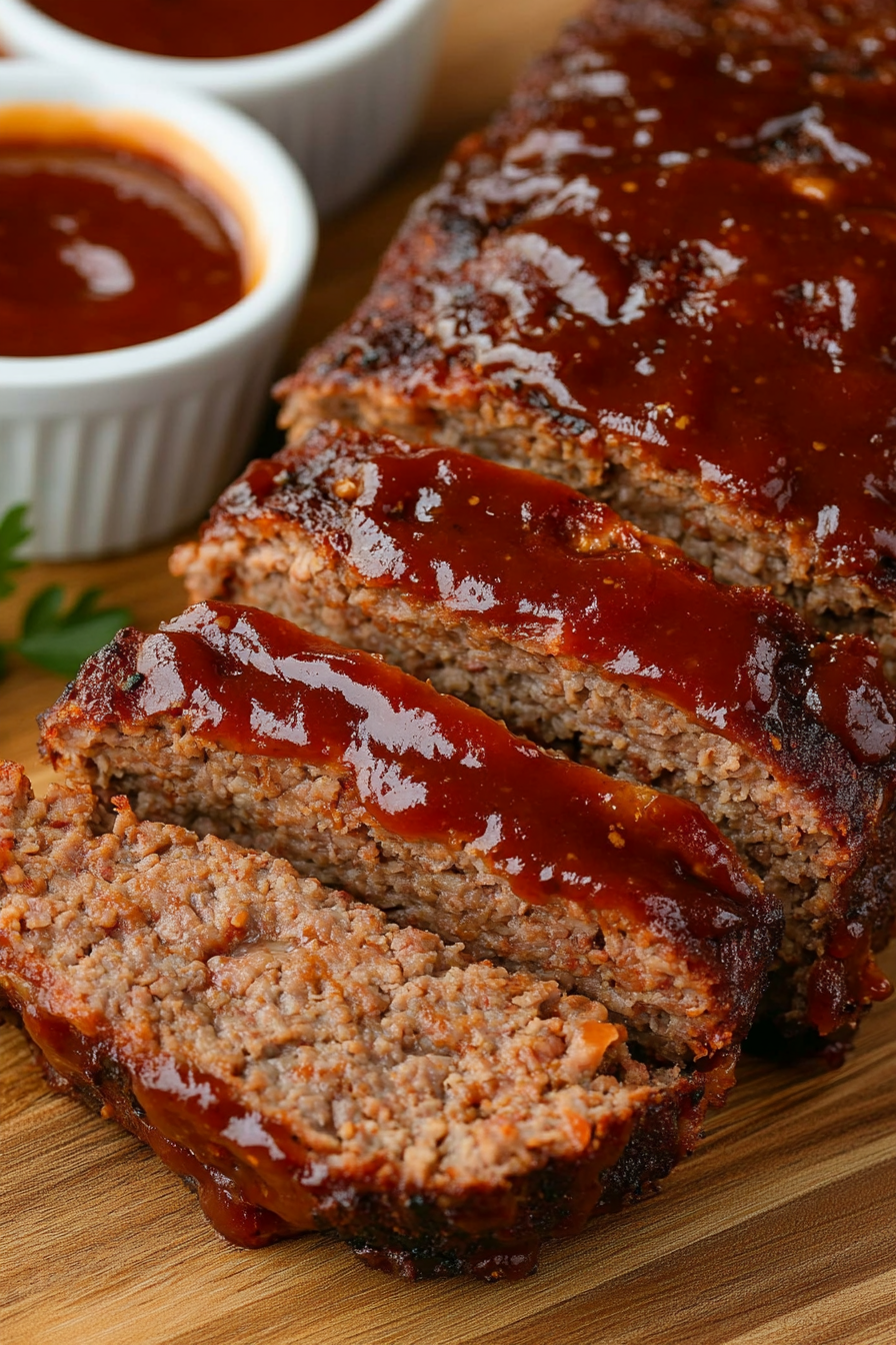 BBQ Meatloaf Recipe Final Dish Presentation