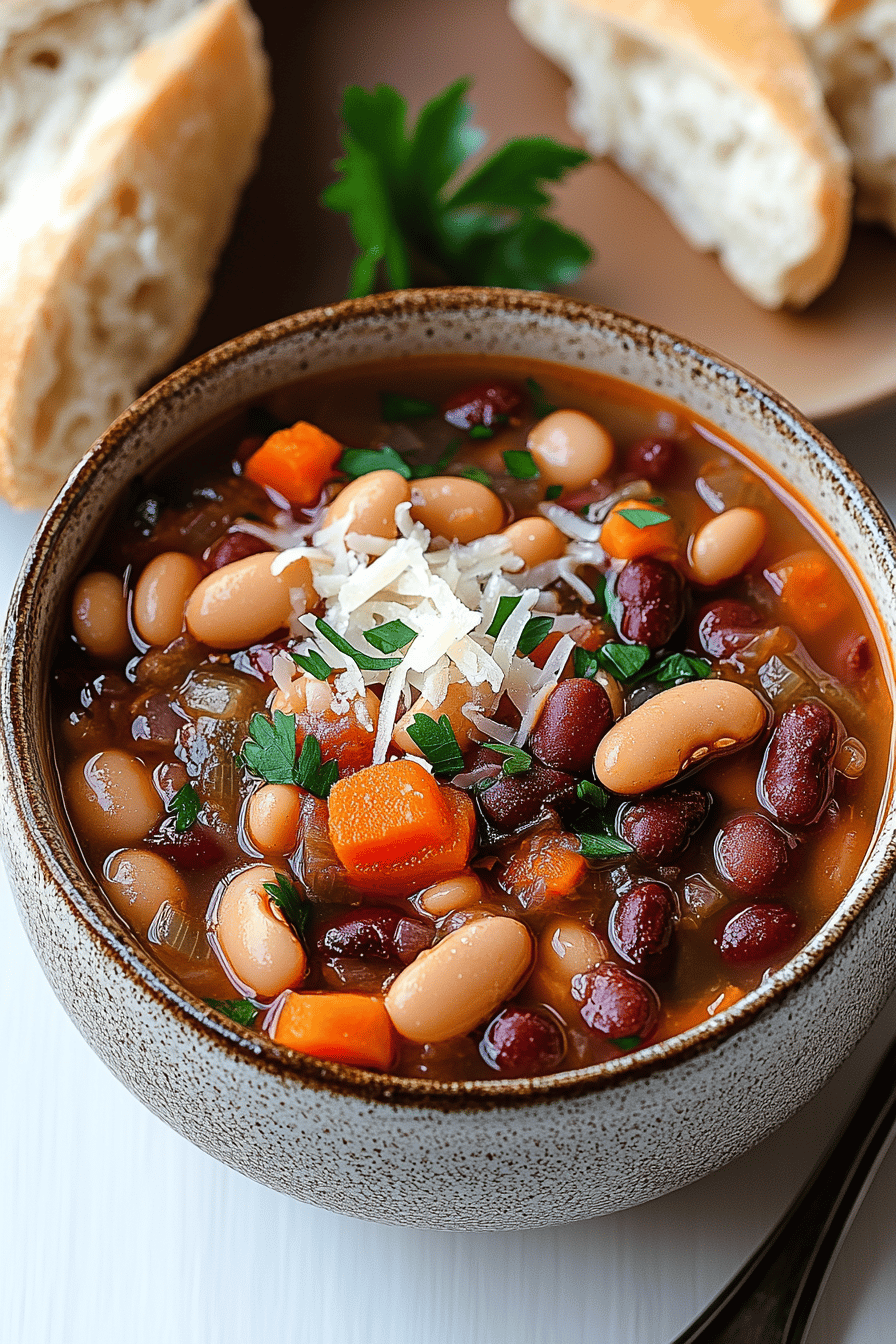 Bean Soup Recipe Final Dish Presentation
