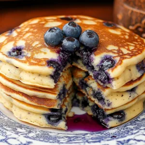 Blueberry Buttermilk Pancakes: 5 Secrets to Fluffy Perfection! 2 Blueberry Buttermilk Pancakes