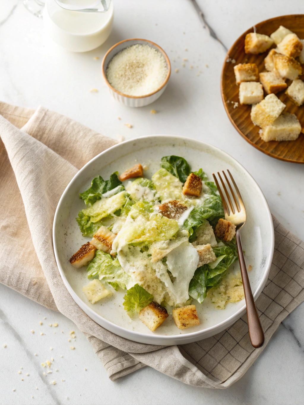 Caesar Dressing Recipe serving suggestion