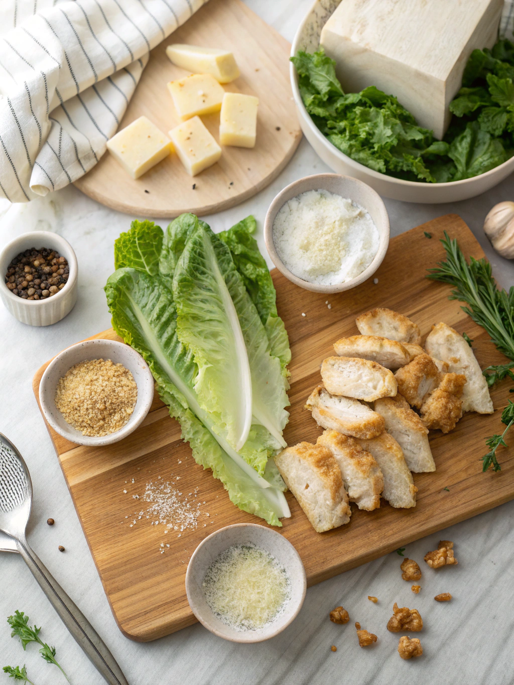 Caesar Salad Recipe ingredients
