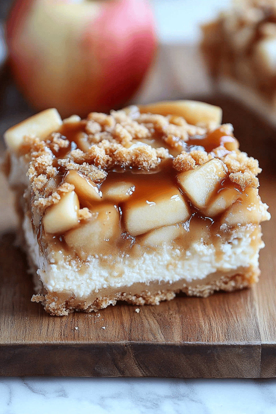 Caramel Apple Cheesecake Bars ingredients