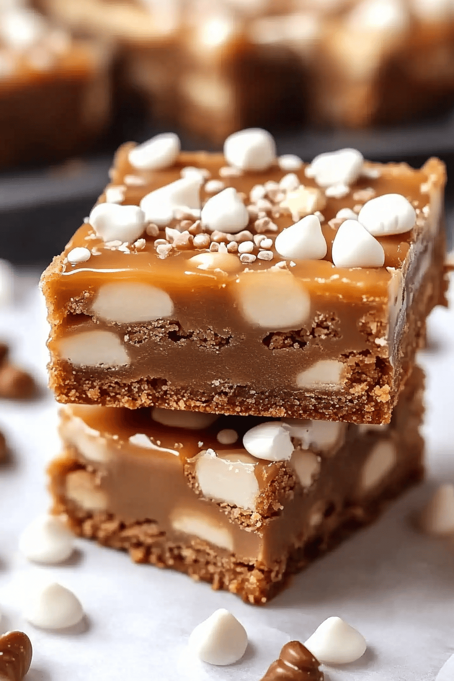 Caramel Gingerbread Cookie Bars ingredients