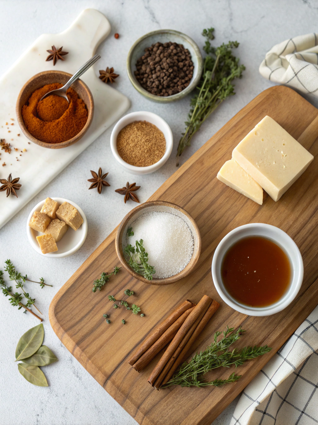 Caramel Glaze Recipe ingredients