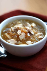 Caramelized Onion Chicken Soup