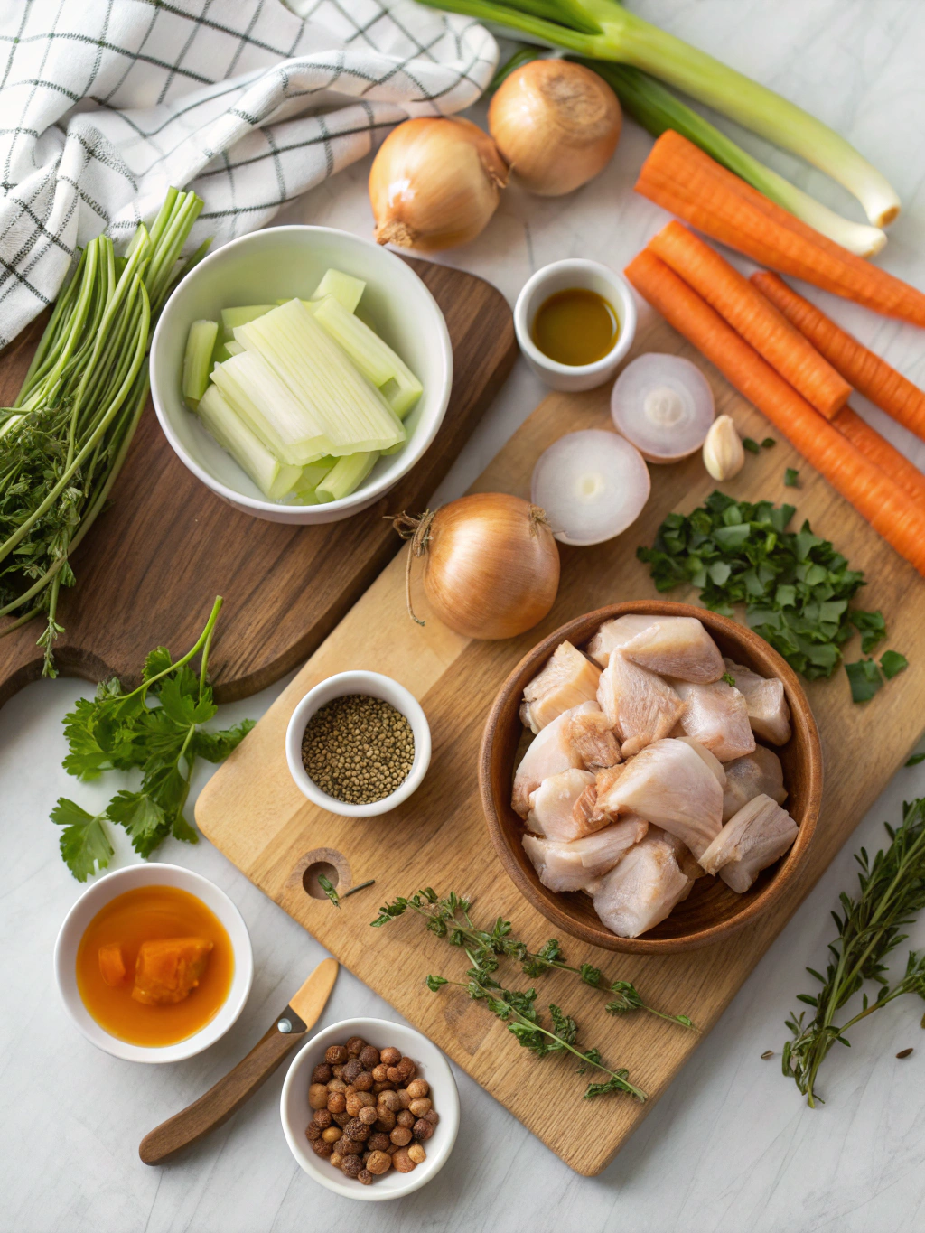 Caramelized Onion Chicken Soup ingredients