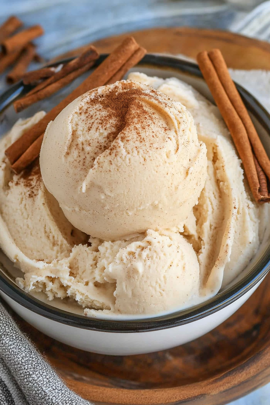 Chai Ice Cream Final Dish Presentation