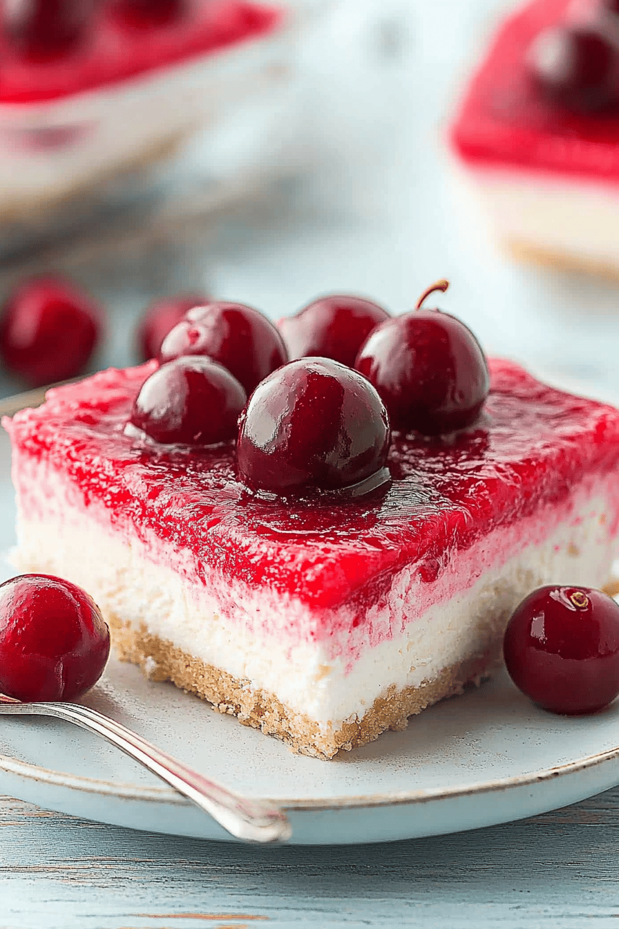 Cherry Delight Recipe Final Dish Presentation
