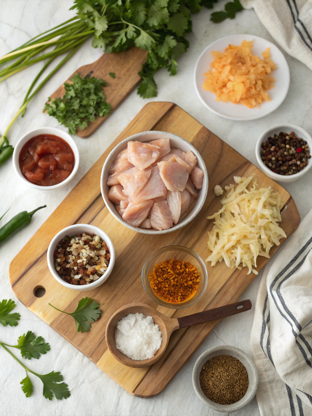Chicken Enchilada Dip Recipe ingredients