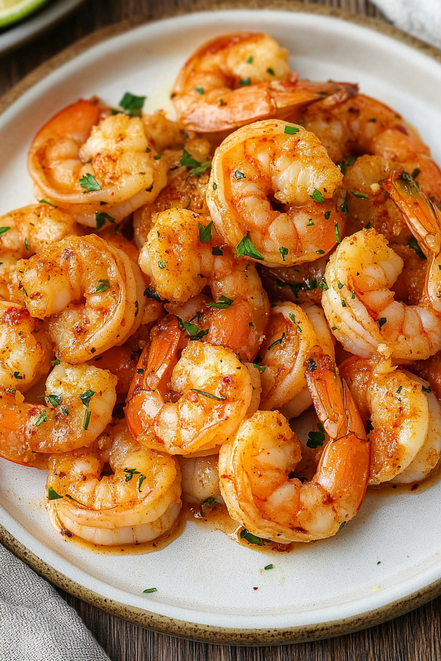 Chili Lime Shrimp Recipe Final Dish Presentation