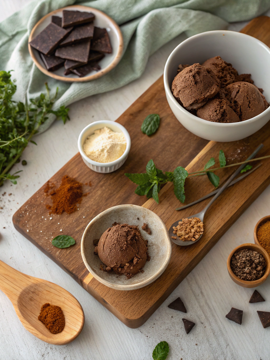 Chocolate Brownie Ice Cream Recipe ingredients