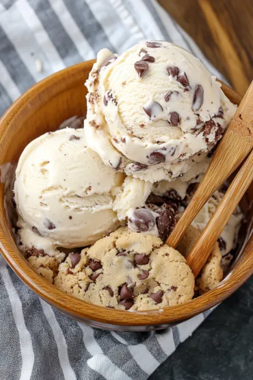 Chocolate Chip Cookie Ice Cream Treats