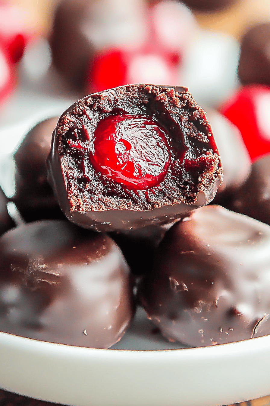 Chocolate-Covered Cherry Brownies ingredients