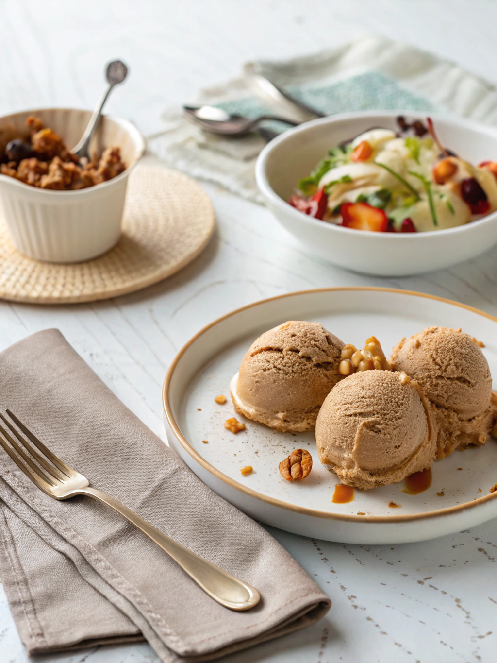 Coffee Ice Cream Recipe serving suggestion