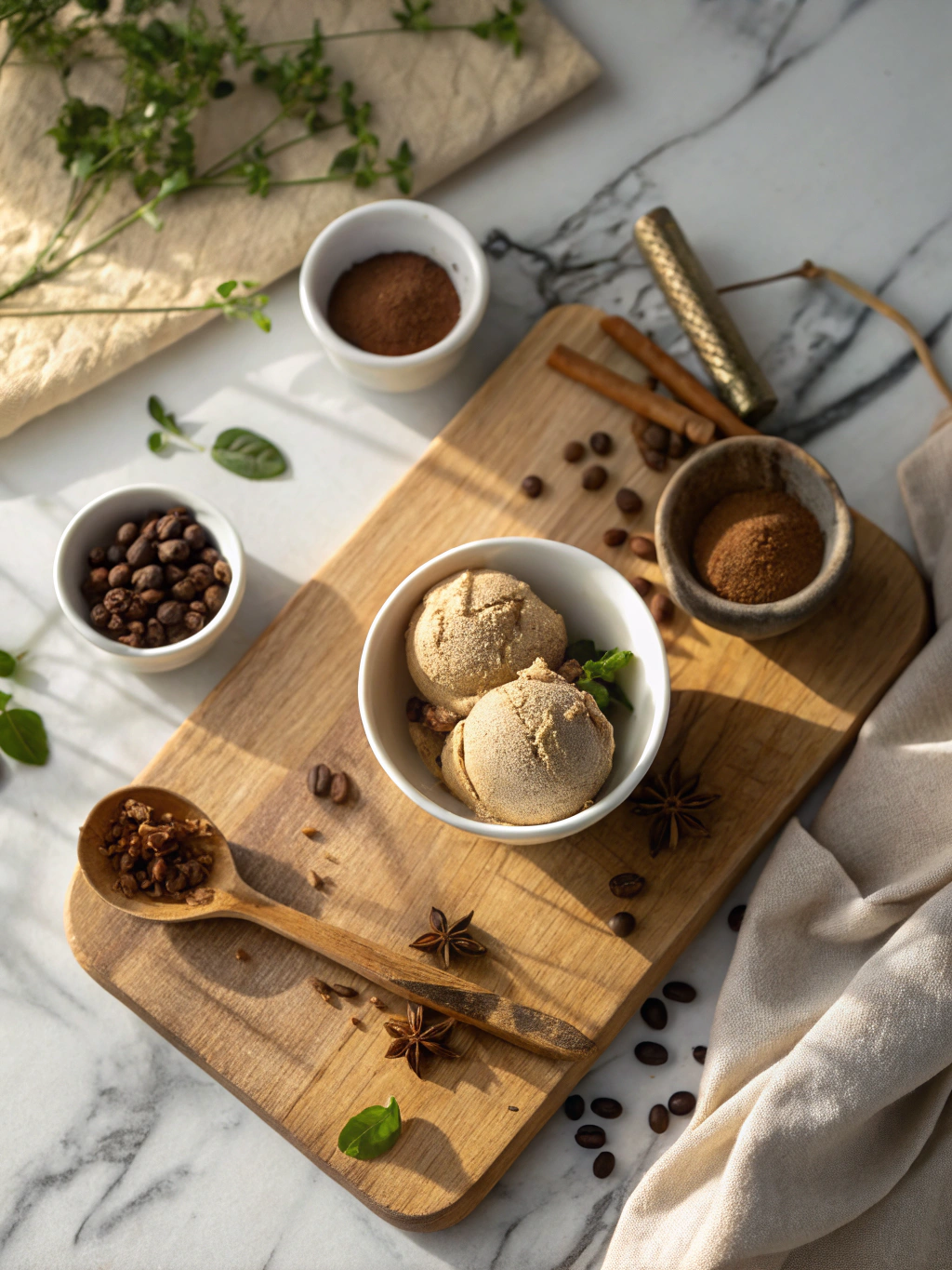 Coffee Ice Cream Recipe ingredients