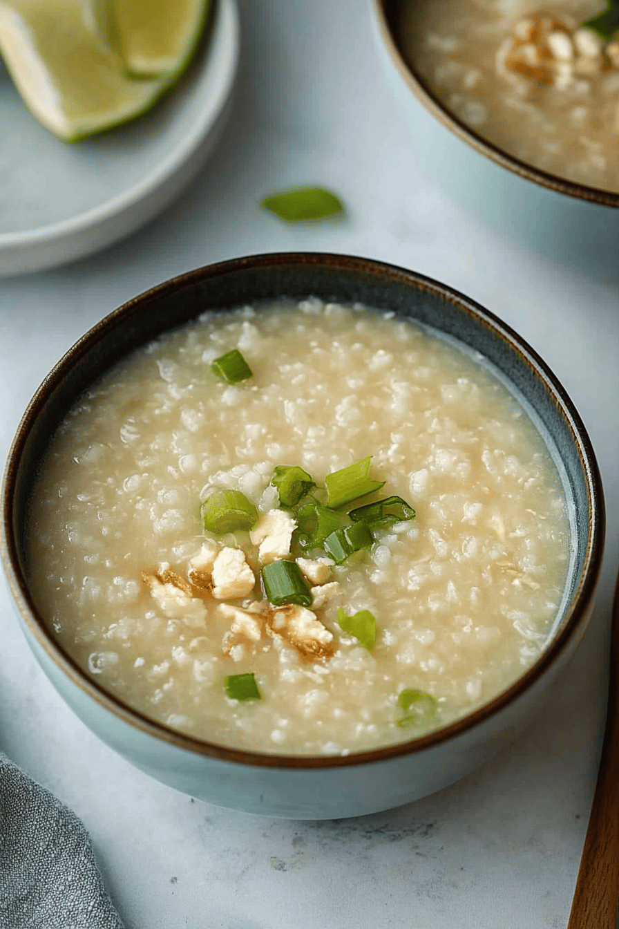 Congee Recipe Final Dish Presentation