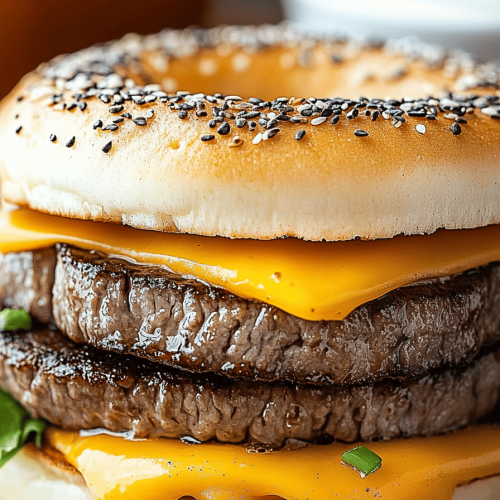 Copycat McDonald's Steak Bagel