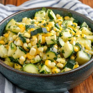 Raw Corn and Zucchini Salad: 5 Fresh Twists with Lime! 2 Corn Zucchini Salad