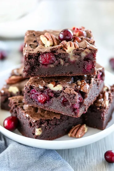 Cranberry Pecan Brownies