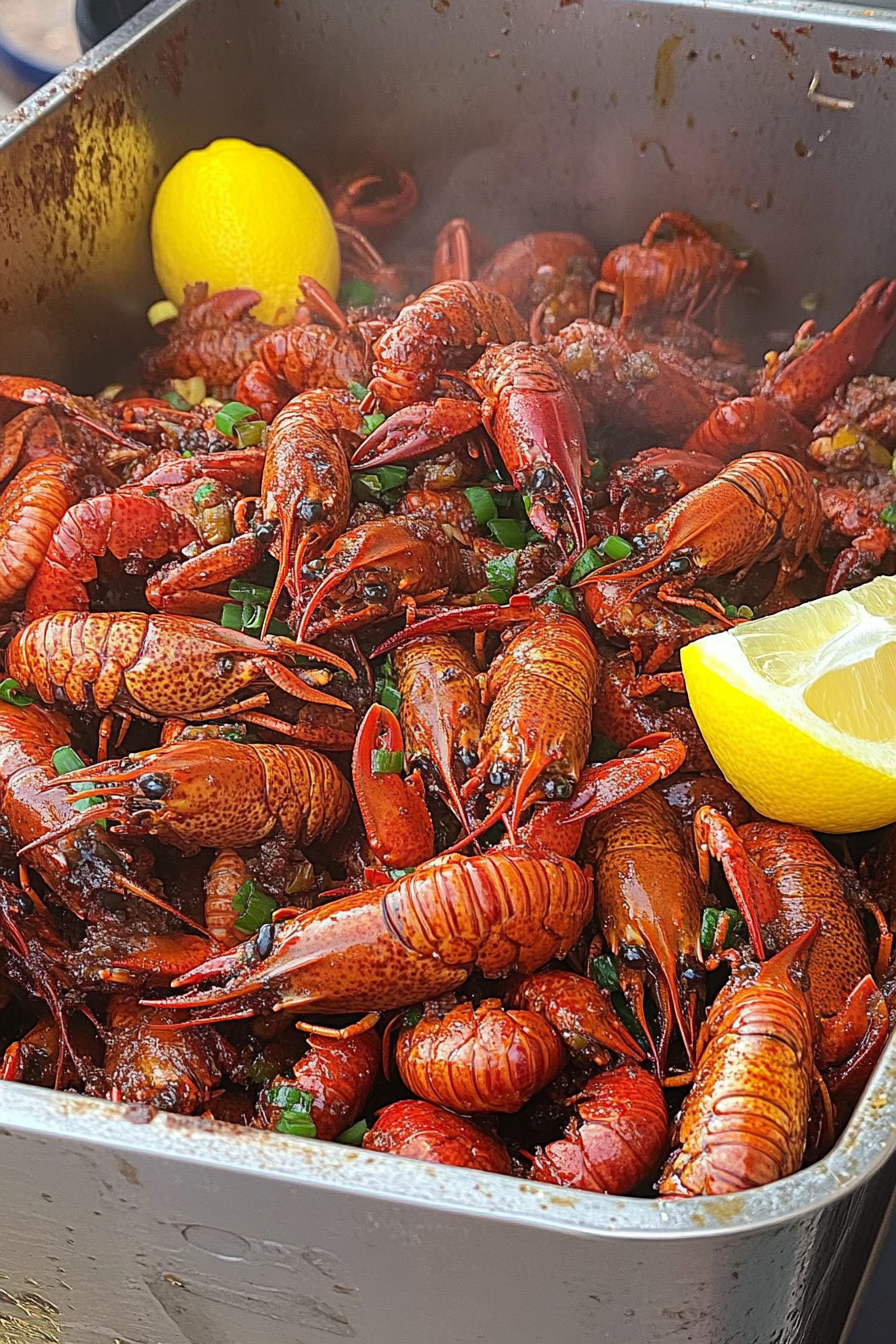 Crawfish Boil Guide Final Dish Presentation