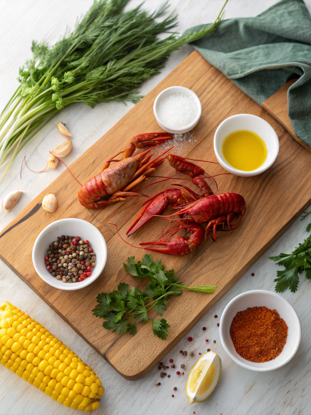 Crawfish Boil Guide ingredients