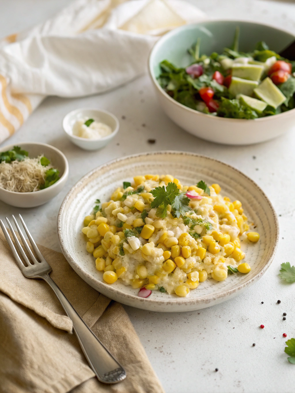 Creamed Corn Recipe serving suggestion