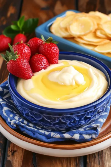 Creamy Lemon Fruit Dip