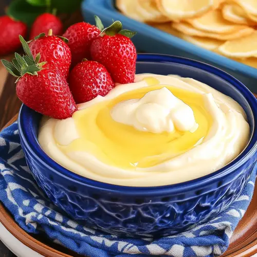 Creamy Lemon Fruit Dip
